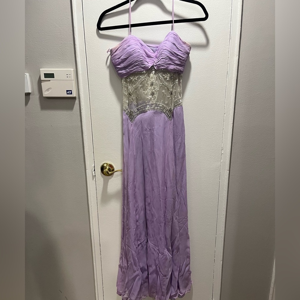 Purple gown